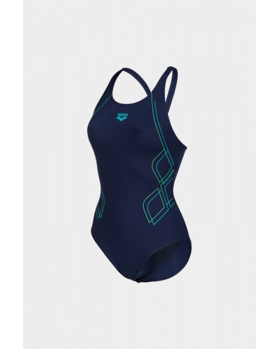 Купальник Arena Women's Swimsuit V Back Graphi (005021-780)