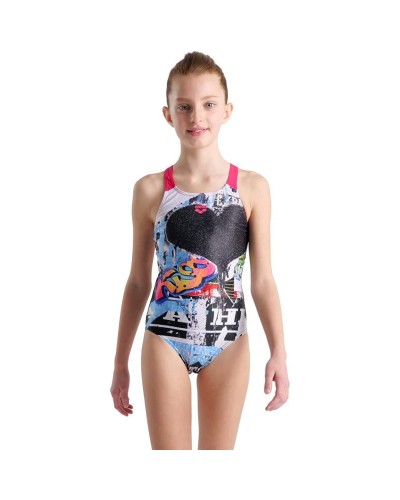 Купальник дитячий Arena Girl's Swimsuit V Back Placeme (005079-590)