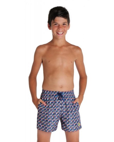 Детские плавательные шорты Arena Boys Beach Boxer Allover (005252-550)