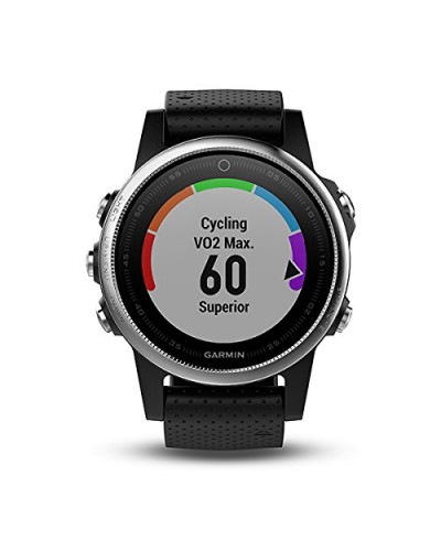 Мультиспортивные GPS-часы Garmin Fenix 5s Silver/Black (010-01685-02)