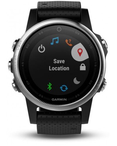 Мультиспортивные GPS-часы Garmin Fenix 5s Silver/Black (010-01685-02)