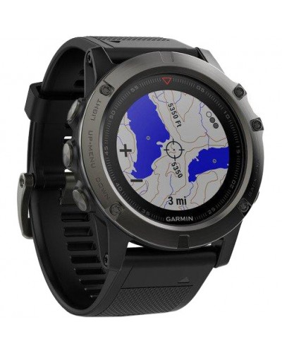 Мультиспортивные GPS-часы Garmin Fenix 5 Sapphire Black