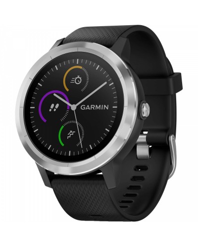 Умные часы с GPS Garmin Vivoactive 3 Black with Stainless Hardware (010-01769-02)
