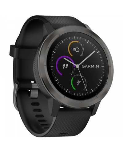 Умные часы с GPS Garmin Vivoactive 3 Black with Slate Hardware (010-01769-12)