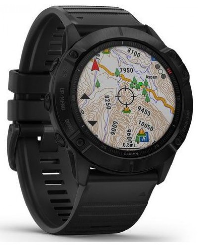 Спортивные часы Garmin Fenix 6X Pro Black with Black Band
