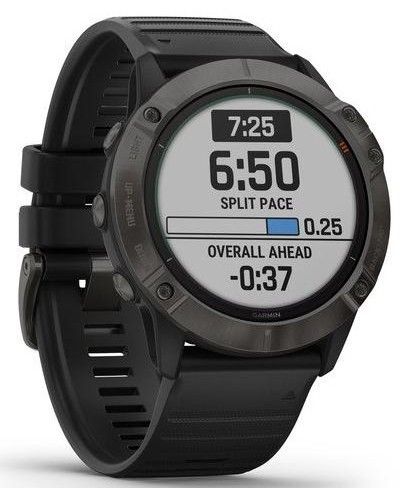Спортивные часы Garmin Fenix 6X Pro Solar Titanium Carbon Gray DLC