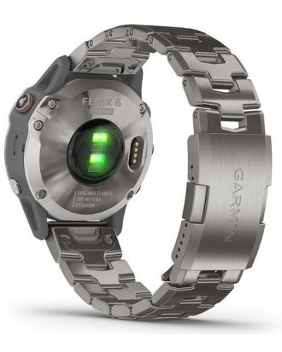 Спортивные часы Garmin Fenix 6 Titanium with Vented Titanium Bracelet