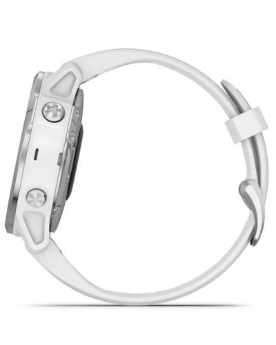 Спортивные часы Garmin Fenix 6S Silver with White Band