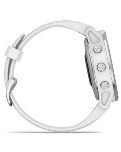 Спортивные часы Garmin Fenix 6S Silver with White Band