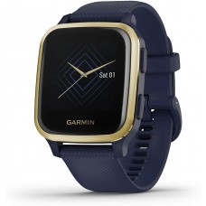 Умные часы Garmin Venu Sq Music Light Gold Aluminum Bezel with Navy Case (010-02426-12)