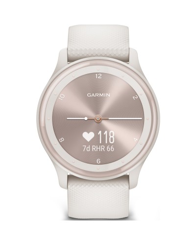 Фітнес годинник Garmin vivomove Sport WW Ivory Silicone (010-02566-01)