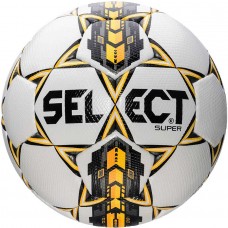 Мяч футбольный Select Super (001) бел/сер/желт размер 4
