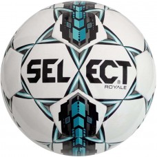 Мяч футбольный Select Royal (303) бел/сер/бирюз размер 4