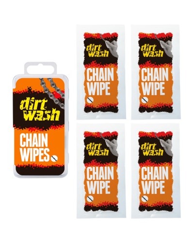 Салфетки для чистки цепи Weldtite Dirtwash Chain Wipes 4 шт (04030)