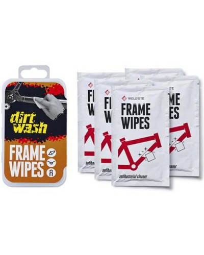 Салфетки для чистки рамы Weldtite Dirtwash Frame Wipes 4 шт (04034)