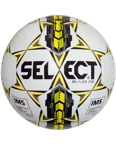 Мяч футбольный Select Blaze DB IMS (402) бел/сер/желт размер 5
