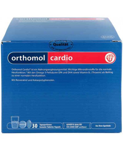 Витамины Orthomol Cardio гранулы + таблетки + капсулы (30 дней) (05919239)