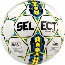 Мяч футбольный Select Diamond New (308) бел/син размер 5