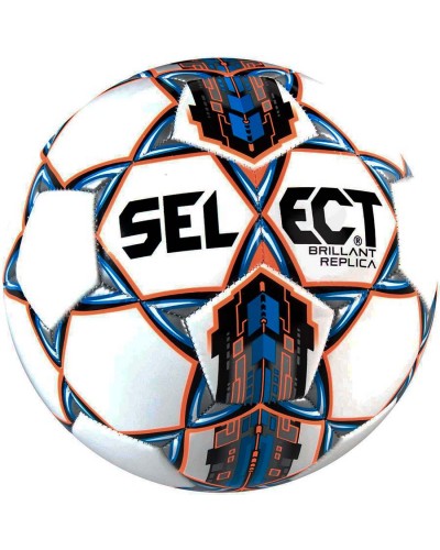 Мяч футбольный Select Brillant Replica New (315) бел/син размер 3