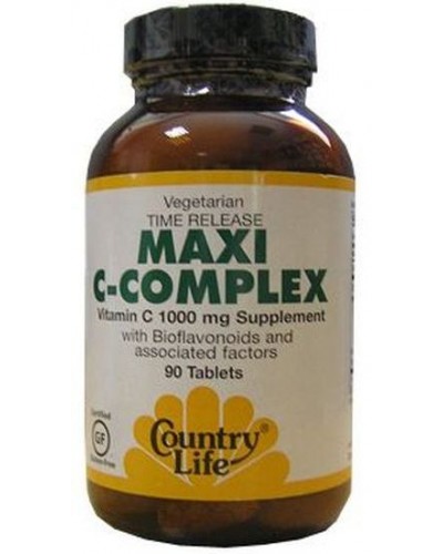 Витамины и минералы Country life maxi c complex 90tab