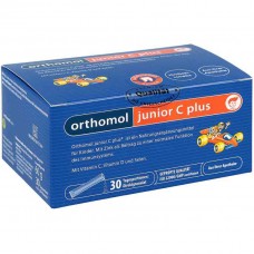 Витамины Orthomol Junior C Plus прямые гранулы Малина-Лайм (30 дней) (10013216)