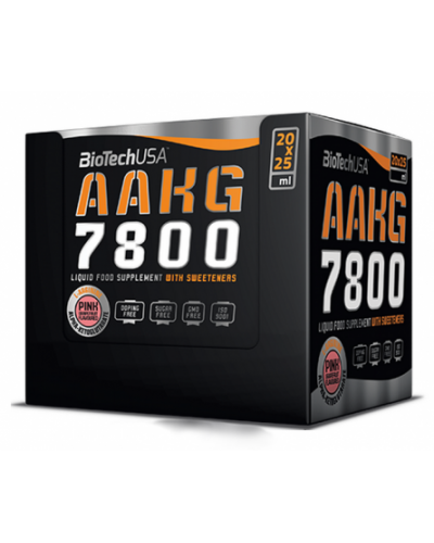 Аргинин BioTech USA AAKG 7800, 20х25 мл (100843)