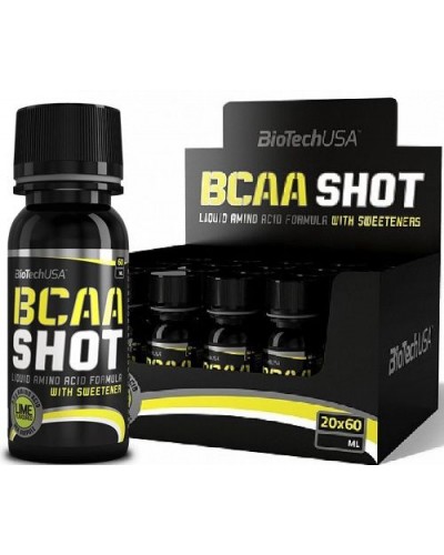 Комплекс аминокислот BioTech USA BCAA 3000 Shot Zero Carb 60 мл (100878)