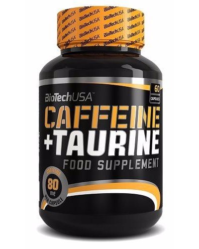 Таурин BioTech USA Caffeine+Taurine, 60 капс (100894)
