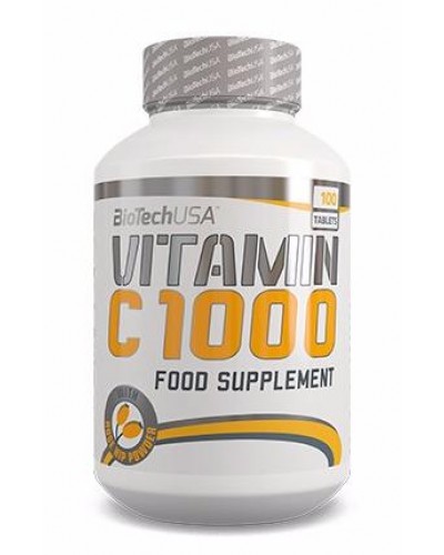 Витамин C BioTech USA Vitamin C 1000, 100 таб (101296)