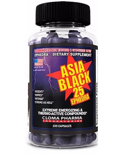 Жиросжигатель Cloma Pharma Asia Black, 100 капс (101365)