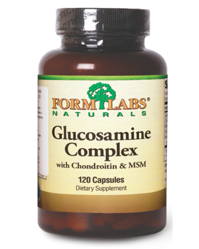 Здоровье суставов Form Labs Naturals Glucosamine & Chondroitin & MSM, 120 капс (101759)