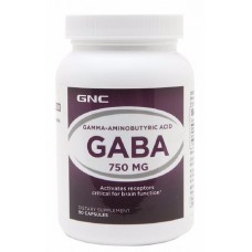 Препарат GNC Gaba 750 mg, 90 капс (101898)