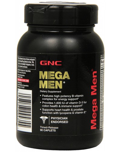 Комплекс витаминов GNC Mega Men, 90 капс (101904)