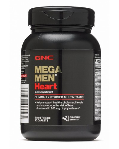 Комплекс витаминов GNC Mega Men Heart, 90 капс (101908)