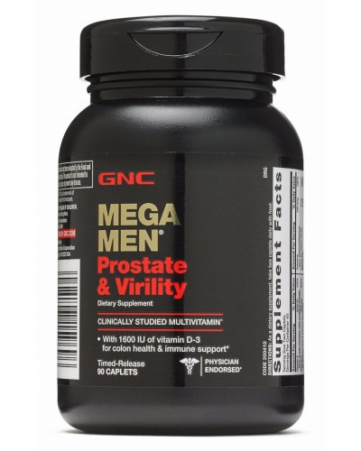 Комплекс витаминов GNC Mega Men Prostate and Virility, 90 капс (101909)