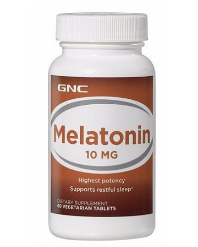Препарат GNC Melatonin 10 mg, 60 таб (101916)