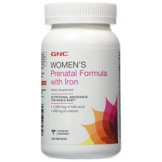 Витамины и минералы GNC Prenatal Formula, 120 капс (101922)