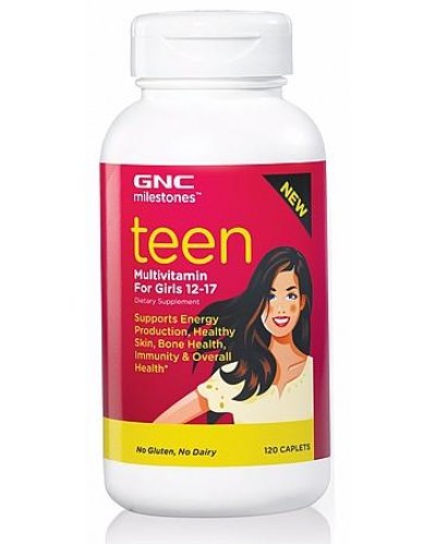 Витамины и минералы для девочек GNC Teen Multivitamin For Girls, 120 капс (101926)