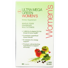 Витамины и минералы GNC Ultra Mega Green Women's Multivitamin, 60 капс (101932)
