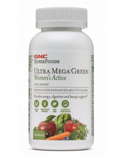 Витамины и минералы GNC Ultra Mega Green Women's Active, 60 капс (101933)