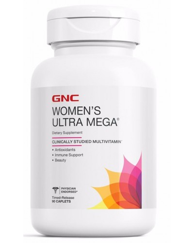 Витамины и минералы GNC Women's Ultra Mega, 90 капс (101944)