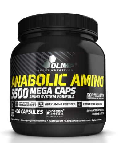 Аминокислотный комплекс Olimp Sport Nutrition Anabolic Amino 5500 Mega, 400 капс (103108)