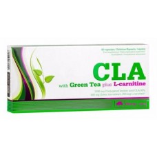 Жиросжигатель Olimp Sport Nutrition CLA with Green Tea plus L-carnitin, 60 капс (103156)