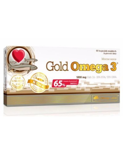 Рыбий жир Olimp Sport Nutrition Gold Omega 3 (65%), 60 капс (103192)