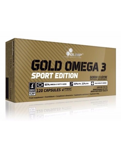 Пищевая добавка Olimp Sport Nutrition Gold Omega 3 Sport, 120 капс (103194)