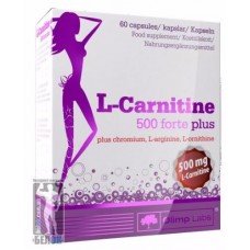 Жиросжигатель Olimp Sport Nutrition L-Carnitine 500 Forte Plus, 60 кап (103220)