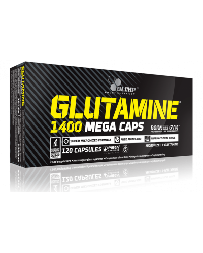 Глютамин Olimp Sport Nutrition L-Glutamine Mega Caps, 120 капс (103225)