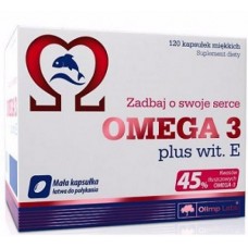 Пищевая добавка Olimp Sport Nutrition Omega 3 + vit E, 45%, 120 капс (103234)