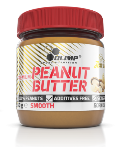 Арахисовая паста Olimp Sport Nutrition Peanut Butter Crunchy, 350 г (103235)