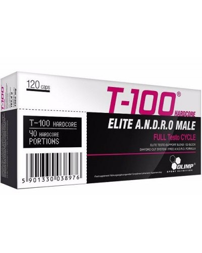 Бустер тестостерона Olimp Sport Nutrition T-100 Hardcore, 120 капс (103265)